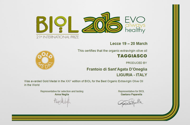 BIOL 2016 - 21st International Prize